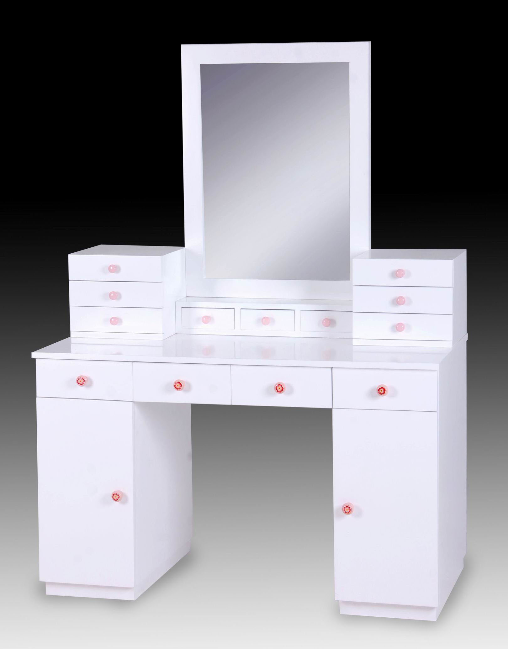 toy vanity table with mirror